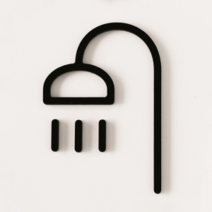 MOHEIMSHOWER (black)SHOWER�̃s�N�g�O�����T�C����ʉƒ�����{�݃I�t�B�X�����̍��Ђ╶���̐l�X�Ɏ󂯓���₷���f�U�C�����ʃe�[�v���t���ȒP