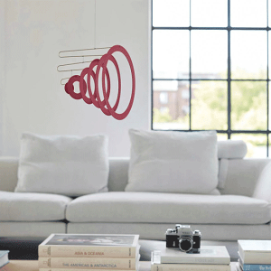 Flensted MobilesSuper Sonic / red / 162R�t�����X�e�b�h�E���r�[�����g���C���[�W���ăf�U�C�����ꂽ�uSuper Sonic�v�����L�����Ă����l�q��D��ɕ\�����������Ƃ��Ă΂��A�[�g�������Ղ�̃f���}