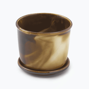 Mug Pot Marble Brown}O|bg@}[uuE}OJbv̓̂3|bgZĂ̎̐AؔCeAK[fjOMtg v[g