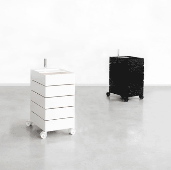 楽天市場】MAGIS 360°container 5段（ブラック）アルミニウム素材の