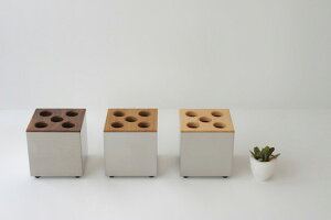 kennerpapperskorgUMBRELLA CUBE UC-1傘立て天然無垢材コンパクト高級感ステンレスインテリア玄関ギフト プレゼント室内用エントランスシンプルモダン送料無料受注生産