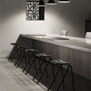 DUENDE BENT LOW STOOL BLACK ロースツール ブラック おしゃれ 丈夫 キッチン デザイナーズ家具 インテリア 送料無料 …