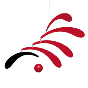 Flensted Mobiles �t�����X�e�b�h�E���r�[���i Flowing Rhythm �t���[�E�B���O ���Y�� / ���b�h / 5R �j���������Ƃ��Ă΂��A�[�g�������Ղ�̃f���}�[�N���r�[���C���e���A���r���O�p�[�c�ЂƂ�