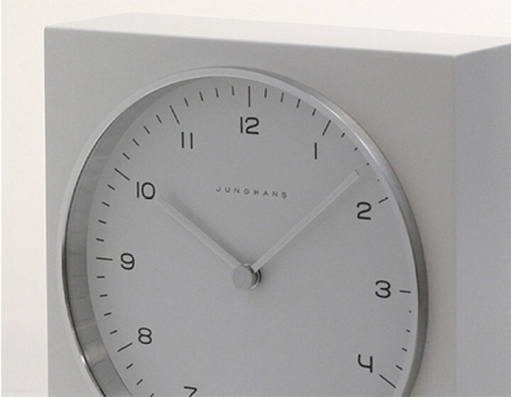 楽天市場】Max bill / マックスビル Table Clock Whiteユンハンス 