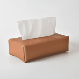 MOHEIM TISSUE COVER (オイルレザー / ブラウン) ミニマル 美しさを追求 レザー製ティッシュカバー 牛革 オイルレザー オイルダコタ 経年変化 手ざわり 色の変化 インテリア雑貨 ギフト プレゼント リビング ダイニング キッチン 玄関 装飾的 ステッチ シンプル