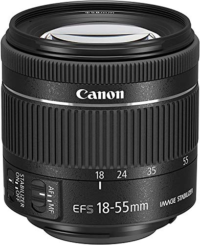 Canon 標準ズームレンズ EF-S18-55mm F4.0-5.6IS STM APS-C対応 カメラ用交換レンズ