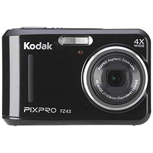Kodak 迅速な対応で商品をお届け致します 代引き不可 コダック FZ43 PIXPRO ブラック コンパクトデジタルカメラ