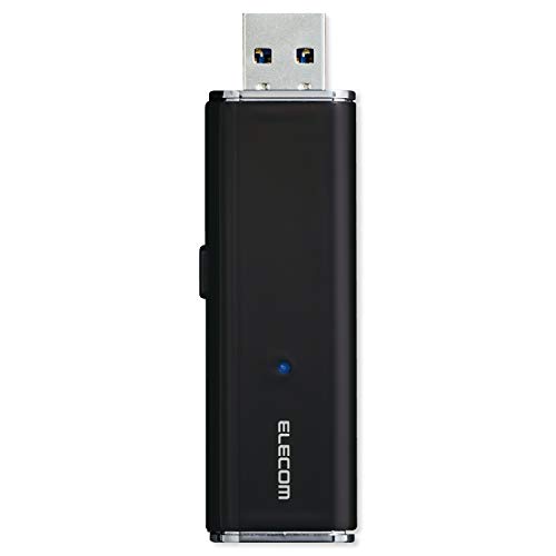 エレコム 外付け ポータブルSSD 128GB USB3.2 スライド式 希少 Gen1 直挿しブラック 爆売りセール開催中 ESD-EMN0128GBK