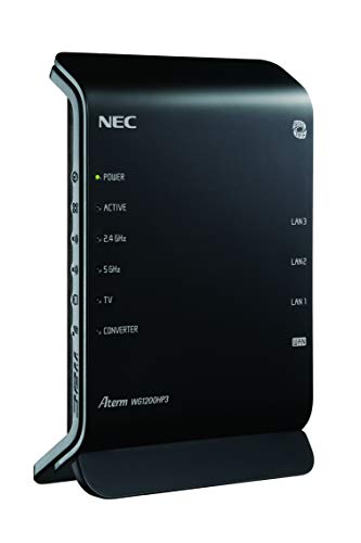 NEC 無線LAN WiFi ルーター dual band Wi-Fi5 (11ac) WG1200HP3 Aterm