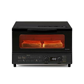 アイリスオーヤマ トースター オーブントースター 4枚焼き 生トースト極上トースト ふんわりもっちり 焼き色選択 1200W 温度調節機能(80