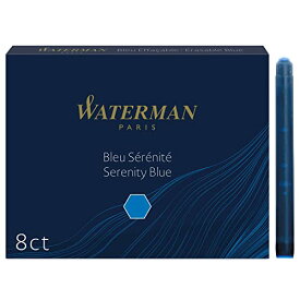 WATERMAN ウォーターマン 詰め替えインク セレニティブルー (フロリダブルー) S0110860 1.4ml 正規輸入品 送料無料