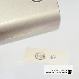 デコシール グロー2点セット スワロフスキー ボタンデコシール 選べるカラー glo グロー キラキラ ワンポイントシール アイコス スマホ おしゃれ