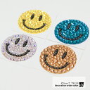 デコシール にこちゃんデコシール スワロフスキー ラインストーン 選べるカラーキラキラ ワンポイントシール アイコス…