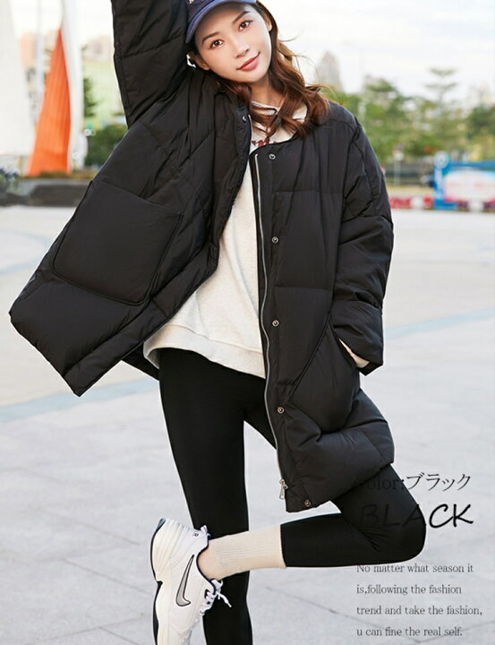 楽天市場】ダウンコート レディース 大きいサイズ ダウン 黒 ノー  