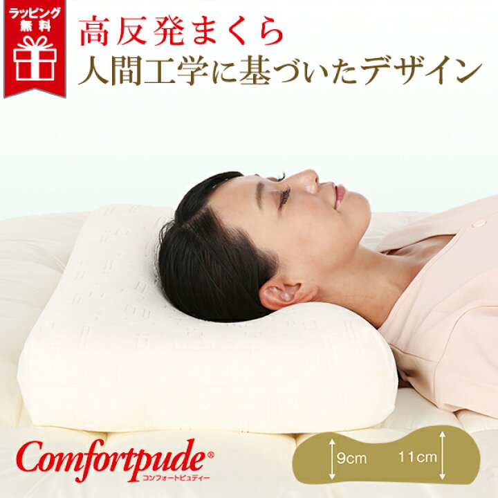楽天市場】首から肩の筋肉の負担を軽減!「コンフォートピュディー枕 