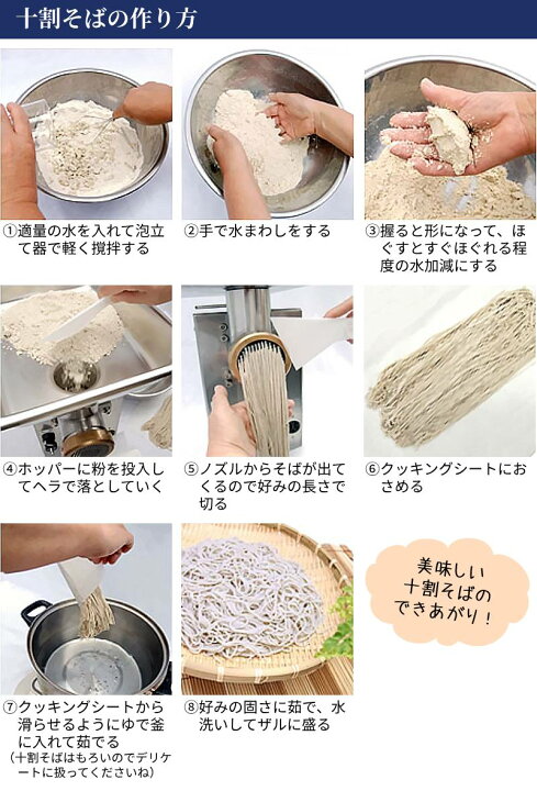 楽天市場】蕎麦打ち機 めんうちき やまと 製麺機 コンパクト 電動 小型 