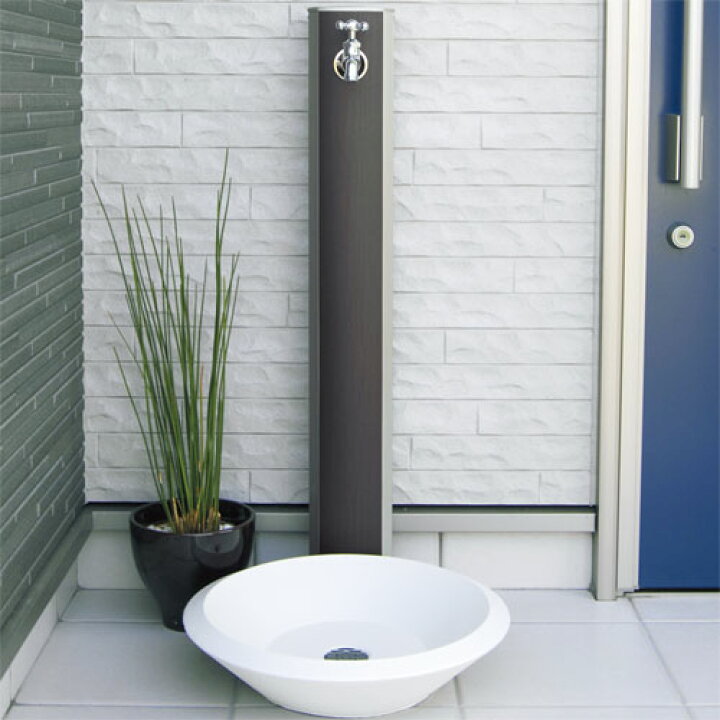 楽天市場 立水栓カバー フォギータイプa 手洗い場 外 水道 おしゃれ 外水栓 エクステリア通販プルーマガーデン