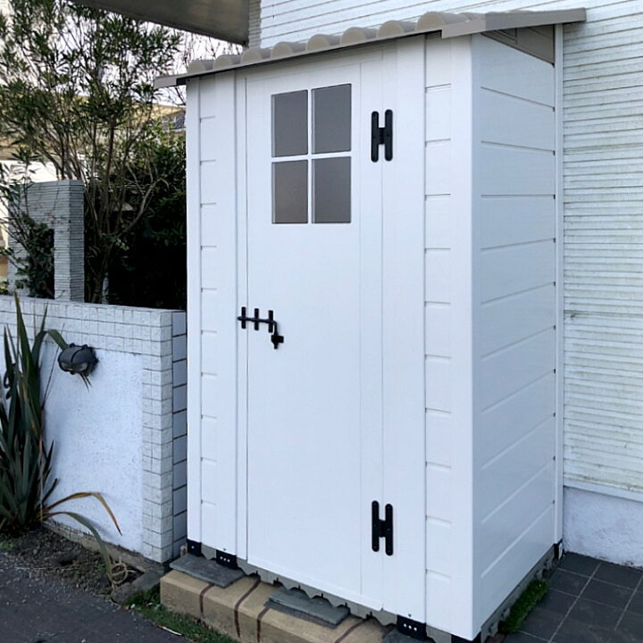 楽天市場 おしゃれ 物置 スリム 屋外 小型 小屋 Diy キット 倉庫 庭 収納庫 トスカーナエヴォ100 W1225mm 人工芝2平米付 Garofalo おしゃれな物置 代引不可 エクステリア通販プルーマガーデン