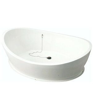 パン シャワー用大型 ペットバス ガーデンパン おしゃれ 水受け 【送料無料】