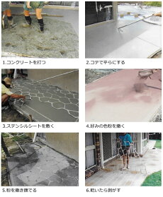 楽天市場 コンクリート表面 模様付け 型紙 ステンシルシート ダイヤモンドタイル型 85cm 0cm エクステリア通販プルーマガーデン