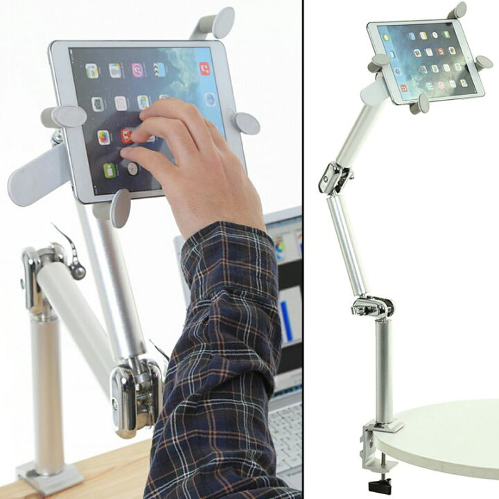 楽天市場 超ポイントバック祭中ポイント3倍 送料無料 スマホ タブレット スタンド アームスタンド ホルダー 耐荷重2 5kg 90cmのロングタイプ 4 5 27cm 端末 アクセサリー アルミ合金 鉄 Iphone アイフォン アイホン Ipad アイパッド Android アンドロイド 在宅ワーク