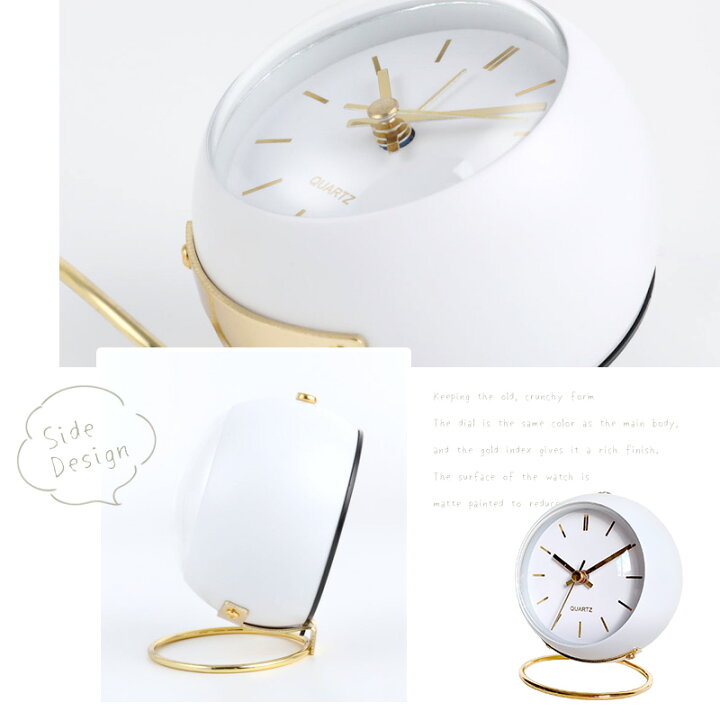 楽天市場】置き時計 目覚まし時計 まるころ時計 おしゃれ かわいい  