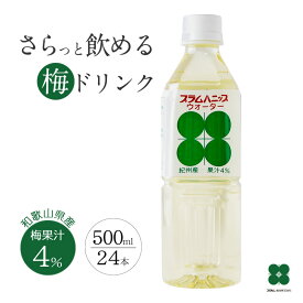 梅ドリンク 梅ジュース 【 プラムハニップウォーター 500ml×24本 】 うめじゅーす お中元 ギフト ペットボトル 御中元