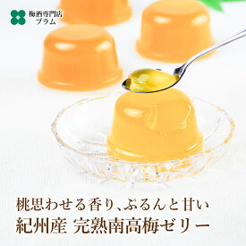 完熟梅ゼリー｜紀州産完熟南高梅使用 種なし 個包装 常温保存 ギフト 手土産
