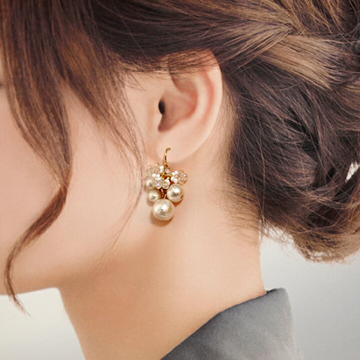 楽天市場】ビーズアクセサリー キット ブリリアントフラワー・ピアス  