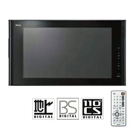 リンナイ 浴室テレビ 16V型 ブラック 地上デジタルハイビジョン 防水リモコン DS-1600HV-B