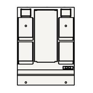 Nibv M-L751GAEH ~[LrlbgBGAV[Y Ԍ75cm 1ʋ LEDv s7cm 97.5cm [J[i