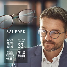 ＼雑誌GetNavi掲載／ 老眼鏡 メンズ ブルーライトカット 度数+0.25刻みで選べる かっこいい おしゃれ リーディンググラス 軽量 頑丈 ウルテム メガネ ブルーカット PC パソコン スマホ 老眼メガネ 0.5 0.75 1.0 1.25 1.50 1.75 2.0 2.25 2.5【SALFORD】