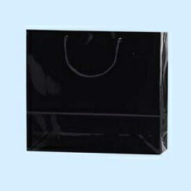 ギフト用高級紙袋　黒（M）／幅330×高300×マチ100mm TABELIER タベリエ