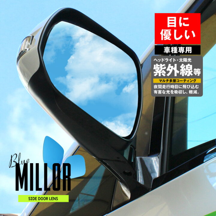楽天市場】【売れてます！】送料無料ジュピター ドアミラー ブルー 