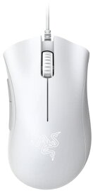 Razer DeathAdder Essential - Mercury White ゲーミングマウス 有線 5ボタン 6400 DPI オプティカルセンサー エルゴノミック形状 【日本正規代理店保証品】 RZ01-03850200-R3M1