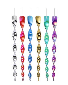 【送料無料】鳥よけ 鳩よけ スズメ撃退 フン害防止 吊るすのみ 果樹 庭の装飾 ベランダ 景観を損なわず (6個セット)