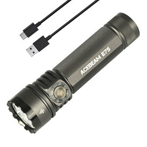 yzACEBEAM E75 d F CRI90 F 5000K LEDtbVCg 3000[ Px  nfBCg [NCg USB-C[d IP68h ^ Lv oR {~ h