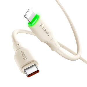 Mcdodo Type-C to CgjOP[u 1.2m 36W PD}[d i-PhoneP[u f[^] LED\Cgt ϋvȃVRP[u PDP[u USB-C CgjOP[u i-Phone14-8/7/6S/SEV[