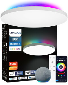 yzORALUCE LEDV[OCg ~6 AlexaF RGBԐڌ iKEF 24W 2800lm 2.4GHz Rt Ɩ V t 铔 [@\ PSEFؓdC Bluetooth&Wi-FiΉ 戵