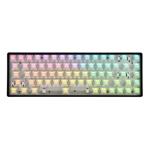 �y���������zDrunkDeer G65 ���s�b�h�g���K�[ ���J�j�J���L�[�{�[�h ���C�X�C�b�` �Q�[���p RGB �R���p�N�g 65%�T�C�Y �L�� 68�L�[ �x�A�{�[�� �L�[�L���b�v�Ȃ� �u���b�N