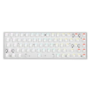 �y���������zDrunkDeer G65 ���s�b�h�g���K�[ ���J�j�J���L�[�{�[�h ���C�X�C�b�` �Q�[���p RGB 65%�T�C�Y �R���p�N�g �e���L�[���X �L�� �x�A�{�[�� �L�[�L���b�v�Ȃ� �z���C�g