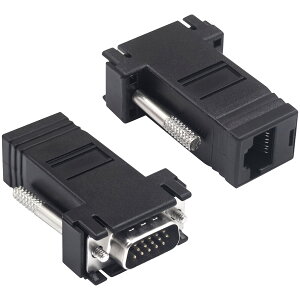 yzPoyiccot VGA to RJ45A_v^A VGA IX to RJ45 XϊA_v^ LANP[uCat5/ Cat6 to VGAA_v^ VGA-LANϊA_v^i2j