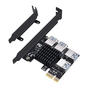 yzELUTENG usb3.0݃{[h PCI-E gJ[h 4|[g PCI-Express CU[J[h C^[tF[Xg PCIE x16 x8 x4 x1Ή M ǂ萫 rbgRC}CjOpCU[J[h Mi