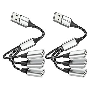 yzMOGOOD USBP[u 3-in-1USBXvb^ USBd 1IX3XUSB 2.0A_v^ USBgP[u USB}`|[g[d/f[^](2pbP[W)