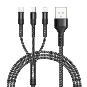 yzRAVIAD 3in1 [dP[u USB P[u 3A }[d [dR[h USB Type C P[u Micro USB P[u CgjO [dP[u 3䓯d\ Lightning Android ^CvC Galaxy Kindle S