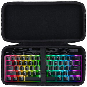 yzco2CREA [P[X ݊i Razer Huntsman Mini 60% Q[~OL[{[h eL[X (ubN)iP[X̂݁j