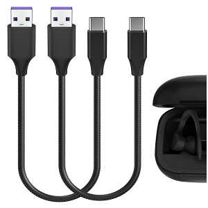 yzGeekria PUU[ [dP[u ݊ Type-C [dR[h USB to USB-C r[coChN^[h Beats Solo 4, Solo Buds, Fit Pro, Studio Buds ɑΉ ( / 30cm 2pbN)