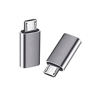 yzYFFSFDC }CNUSBϊA_v^[ ^CvC Micro USB ϊA_v^ 2 Type C X to Micro USB IX ϊRlN^ [dƃf[^] GalaxyANexusAXperiaAHUAWEIMicro USBݔΉ (V