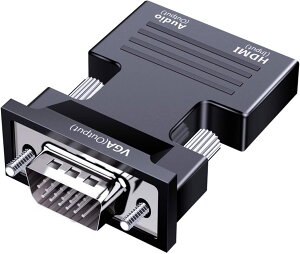 yzSZJUNXIAO HDMI to VGA ϊ A_v^ o 1080P HDMI(X)VGAiIXj֕ϊP[u rfIϊA_v^[ p\R/m[gp\R/PC/vWFN^[/Raspberry Pi/HDTV/Chromebook/Ro