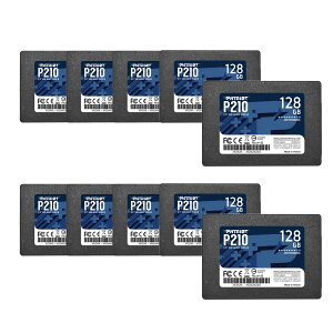 �y���������zPatriot P210 SATA 3 128GB SSD 2.5 Inch Internal Solid State Drive 10 Pack, Lot of 10 - P210S128G25